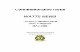 Commemorative Issue WATTS NEWS - Ogden Amateur Radio Club