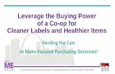 Leverage the Buying Power of a Co-op for Cleaner Labels ...