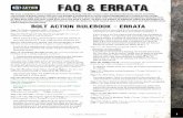FAQ & ErrATA - Warlord Games