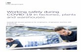 Working Safely During COVID-19 Factories Plants Warehouses