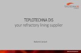 REFRACTORY LINING BY TEPLOTECHNA DIS MANNENSDORF