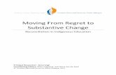 Moving From Regret to Substantive Change