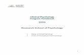 Clinical Psychology Program Handbook 2020