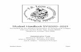Student Handbook SY2020-2021
