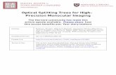 Optical Splitting Trees for High- Precision Monocular Imaging
