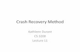 Crash Recovery Method