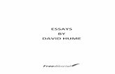 ESSAYS BY DAVID HUME