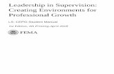 Leadership in Supervision: Creating Environments for ...