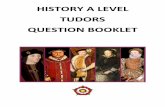 HISTORY A LEVEL TUDORS QUESTION BOOKLET