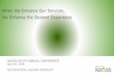 When We Enhance Our Services, We Enhance the Student ...