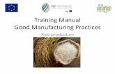 Training Manual Good Manufacturing Practices