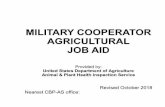 Military Cooperator Agricultural Job Aid