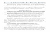 Research to Support Collins Writing Program
