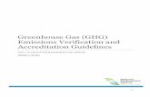 Greenhouse Gas (GHG) Emissions Verification and ...