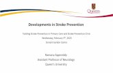 Developments in Stroke Prevention