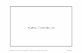Matrix Computation