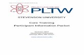 STEVENSON UNIVERSITY Core Training Participant Information ...
