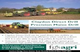 Claydon Direct Drill Precision Maize Drill