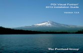 PGI Visual Fortran 2013 Installation Guide