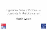 Hypersonic Delivery Vehicles a crossroads for the UK deterrent