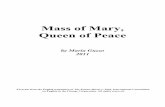 Mass of Mary, Queen of Peace - Rosemary Swords