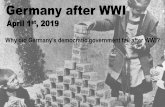 Germany after WWI - wetmore.weebly.com