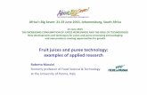 Fruit juices and puree technology: examples of applied ...