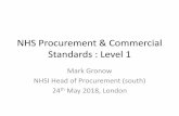 NHS Procurement & Commercial Standards : Level 1