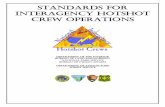 StandardS For Interagency HotSHot crew operatIonS