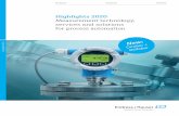 Highlights 2020 Measurement technology ... - Endress+Hauser