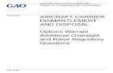 GAO-18-523, AIRCRAFT CARRIER DISMANTLEMENT AND DISPOSAL ...