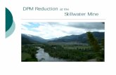 DPM Reduction Stillwater Mine