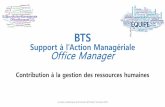 BTS Support à l’action managériale Office Manager