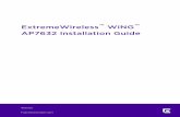 ExtremeWireless WiNG AP7632 Installation Guide