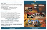 Fall classes brochure 2019