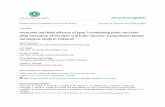 Immunity and field efficacy of type 2-containing polio ...