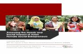 Social Impact of Asian Female Social Entrepreneurs