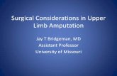 Surgical Considerations in Upper Limb Amputation