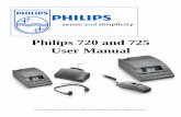 Philips 720 and 725 User Manual - Wizard Electronics