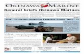 General briefs Okinawa Marines