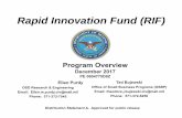 Rapid Innovation Fund (RIF) - U.S. Department of Defense