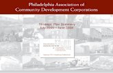 Philadelphia Association of Community Development …