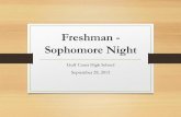 Freshman - Sophomore Night
