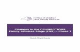 Changes to the CONNECTIONS Family Services Stage (FSS ...