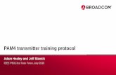 PAM4 transmitter training protocol