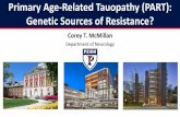 Primary Age-Related Tauopathy (PART): Genetic Sources of ...