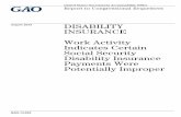 GAO-13-635, DISABILITY INSURANCE: Work Activity Indicates ...