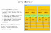 GPU Memory - Department of Civil and Systems Engineering