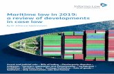 Maritime law in 2019: a review of developments in case law