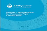 Pr9904 -Specification for Pressure Pipe Construction